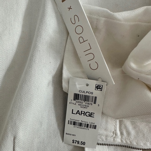 Culpos x I.N.C Denim Top NWT - Picture 2 of 4